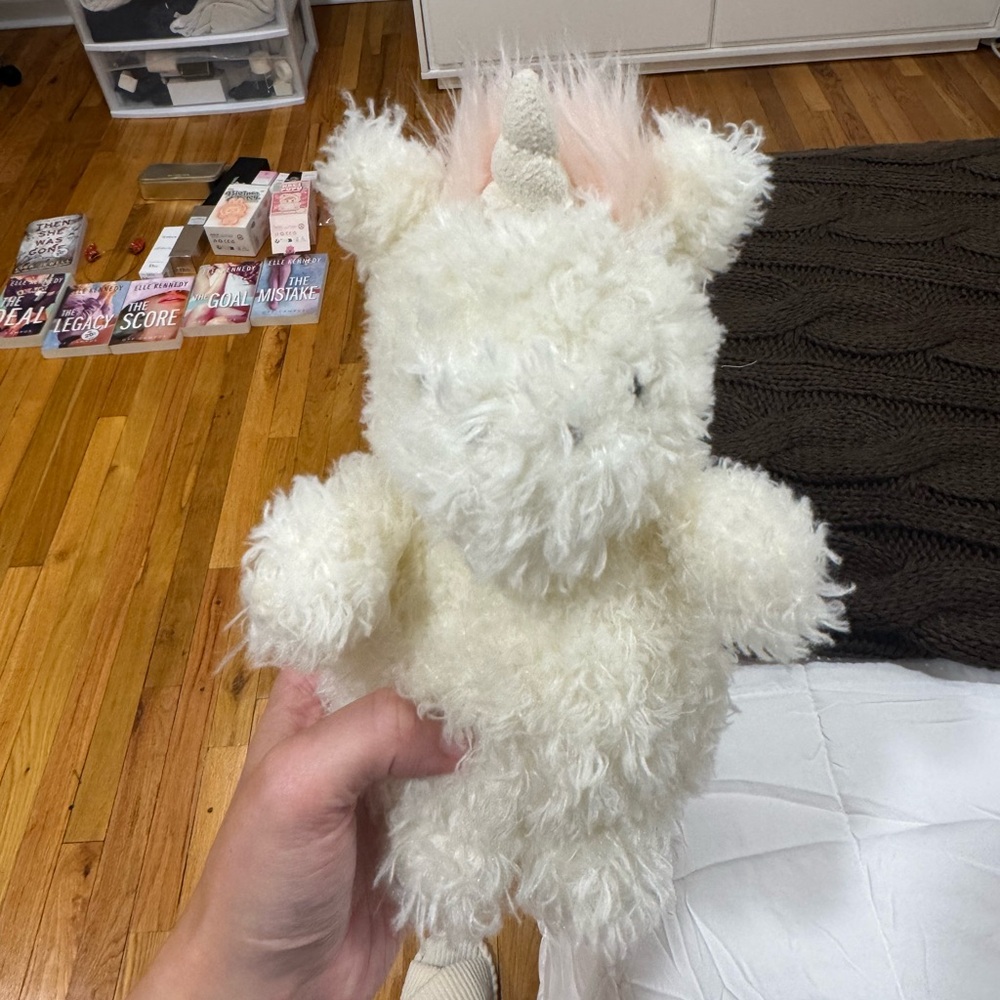 Jellycat Cream Unicorn Stuffed Animal